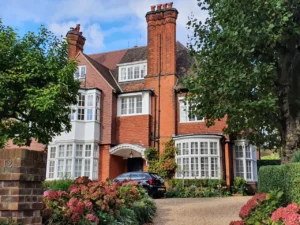 a Victorian detached house in Eton Avenue in Belsize Park NW3
