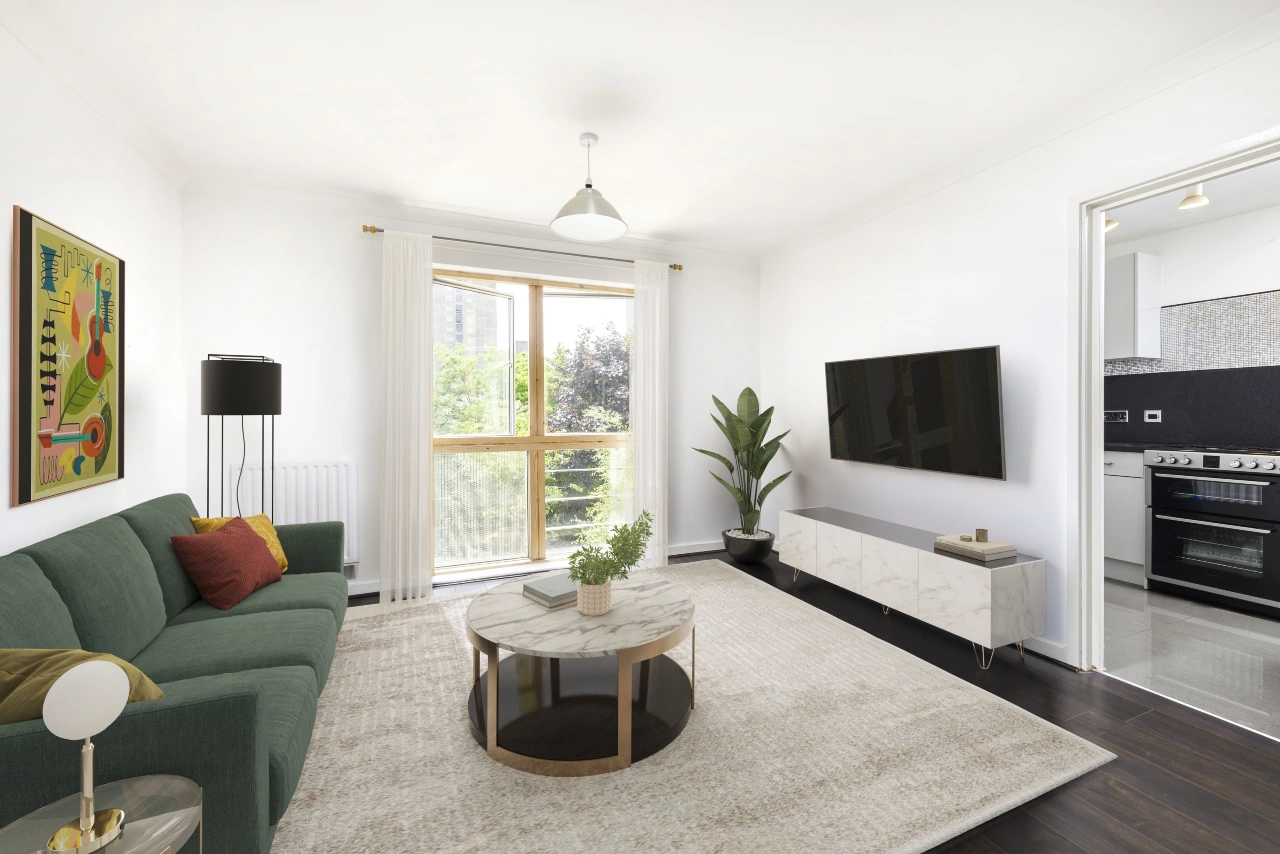 2-bed flat with parking to let in London NW6